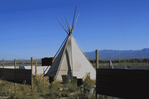 Tipi in Ranchos de Taos