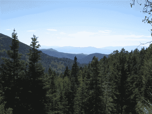 View of Santa Fe from Aspen Vista Trail
