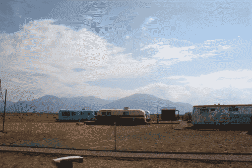 View of the Jimez Mountains from the Hotel Luna Mystica